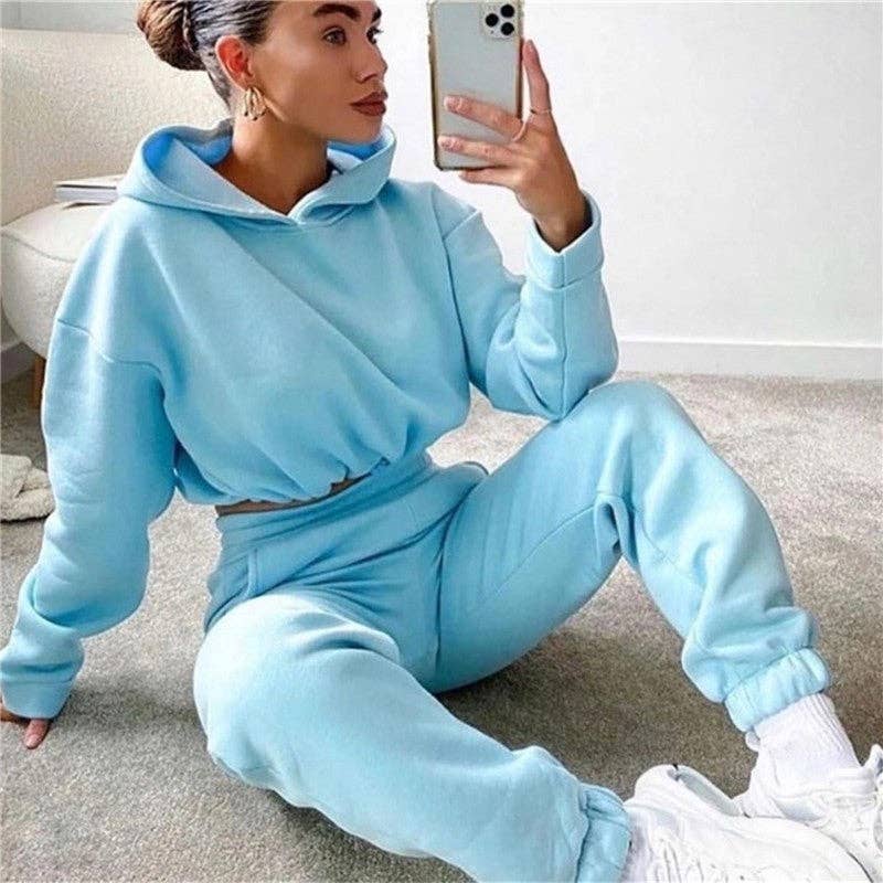Fashion Hoodie And Sweatpants Tracksuit