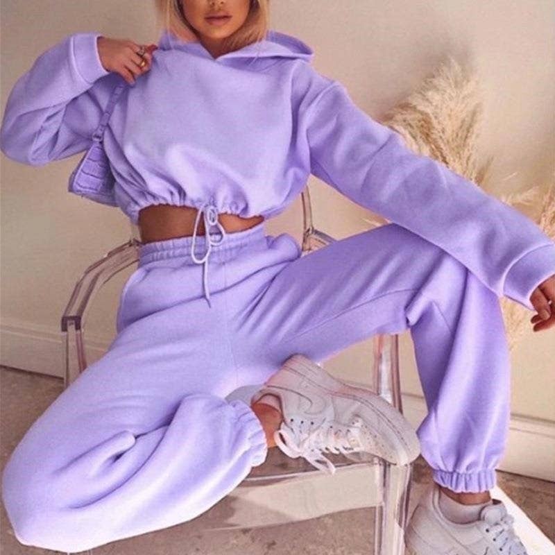 Fashion Hoodie And Sweatpants Tracksuit