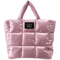 MP-8273 Large Puffer Metallic Handbag-Rose Gold