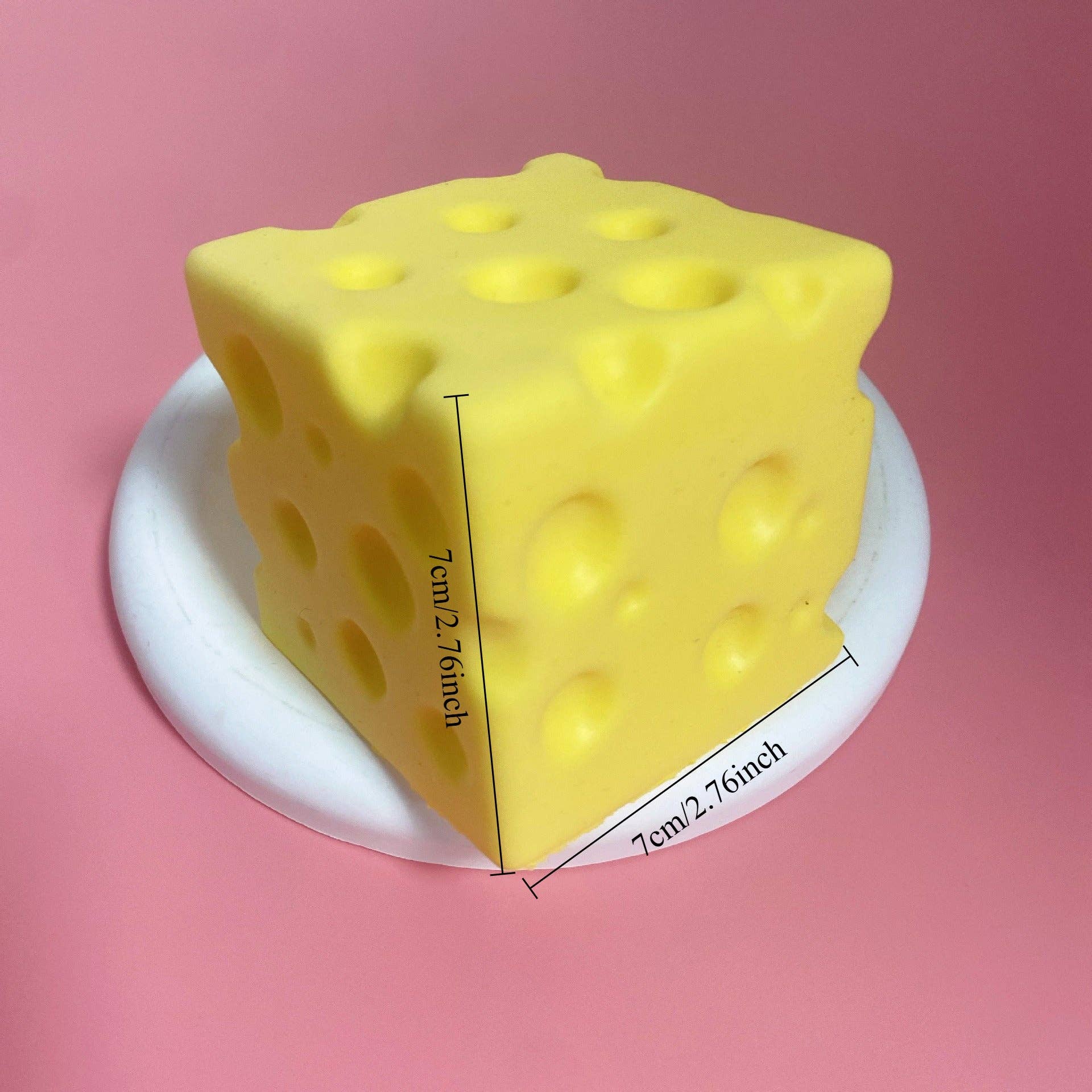 Cheese Cube Squishy Slow Rising Stress Relief Toy
