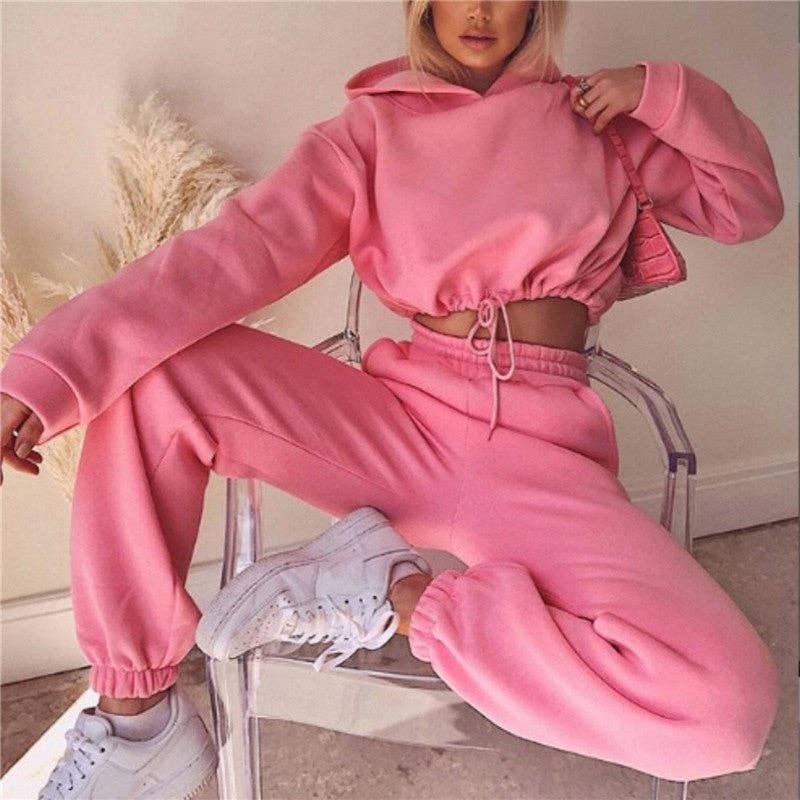 Fashion Hoodie And Sweatpants Tracksuit