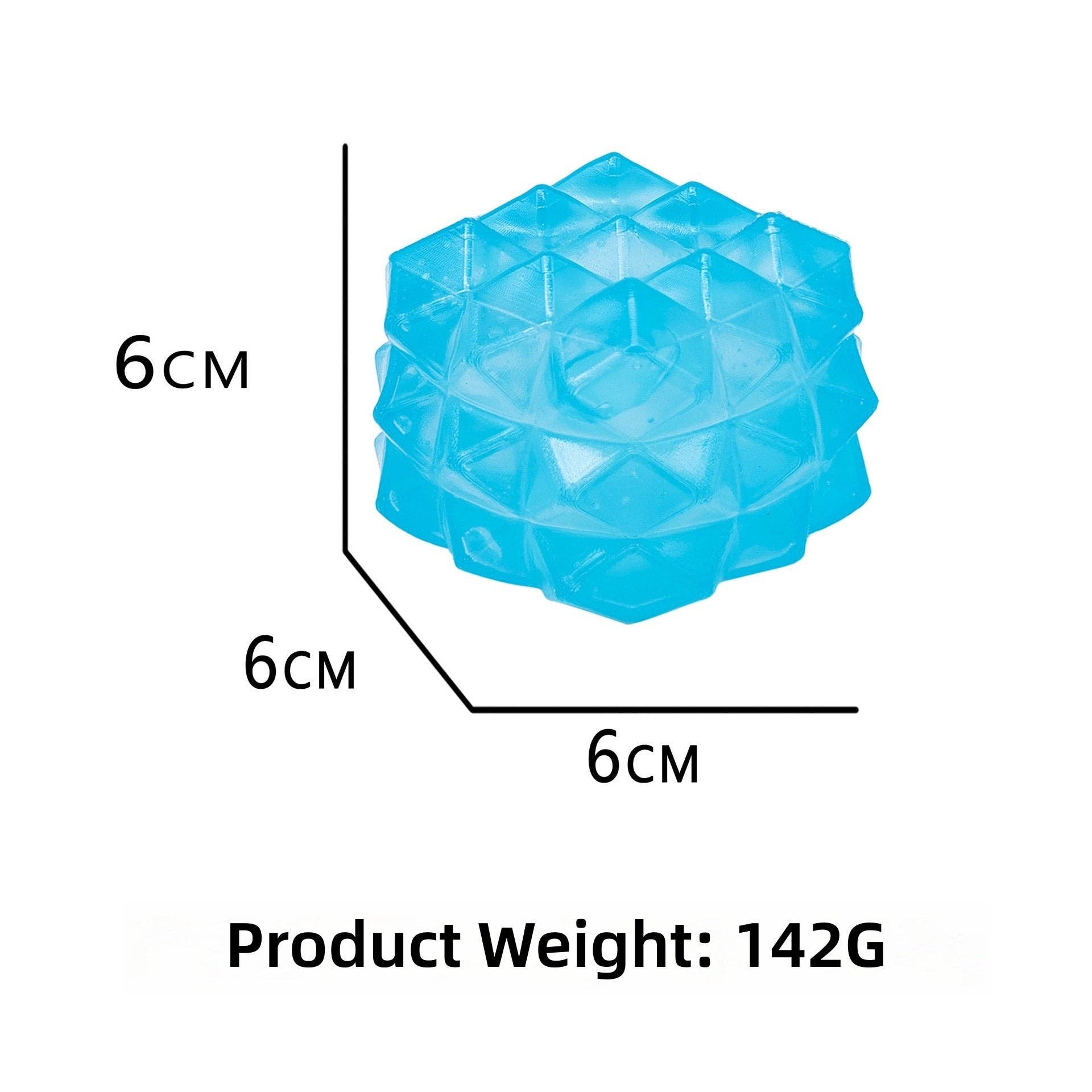Water Cube Polygonal Ice Cube Malt Sugar Stress Relief Toy